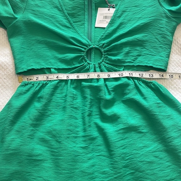 5 for $25 Molly Bracken Lili Sidonio Mod Dress with Cut Out Green size‎ XS NWT - Picture 8 of 14